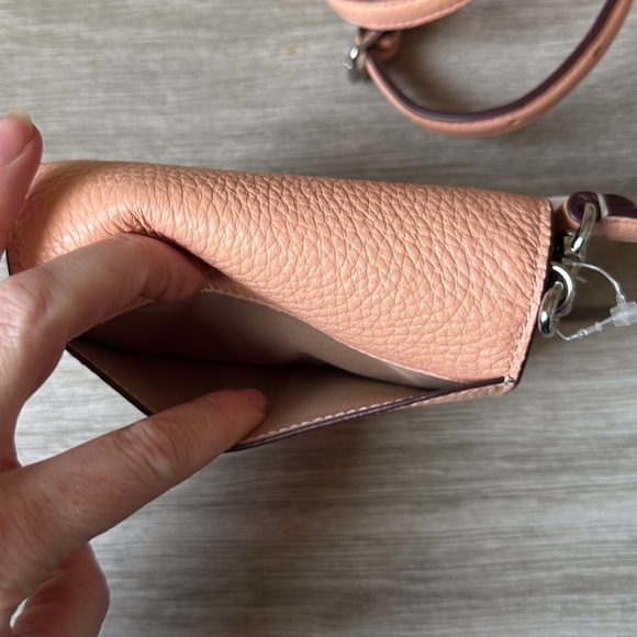 Coach Mini Envelope Wallet with Strap in Faded Blush NWT - sold out - Picture 9 of 9